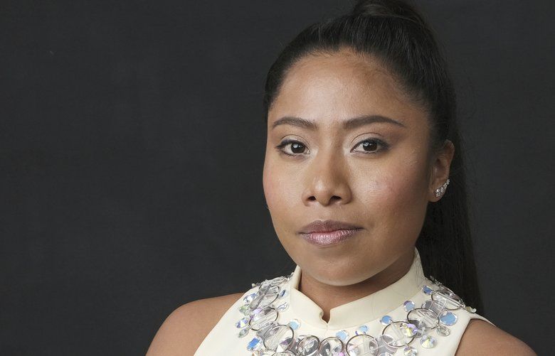 FILE – In this Feb. 4, 2019 file photo, Yalitza Aparicio, nominated for an Oscar for best actress for her role in “Roma,” poses for a portrait at the 91st Academy Awards Nominees Luncheon in Beverly Hills, Calif. The United Nations’ cultural agency UNESCO is appointing Friday Oct. 4, 2019 Mexican actress Yalitza Aparicio as its Goodwill ambassador for the indigenous peoples.(Photo by Chris Pizzello/Invision/AP, File) MEU101 MEU101