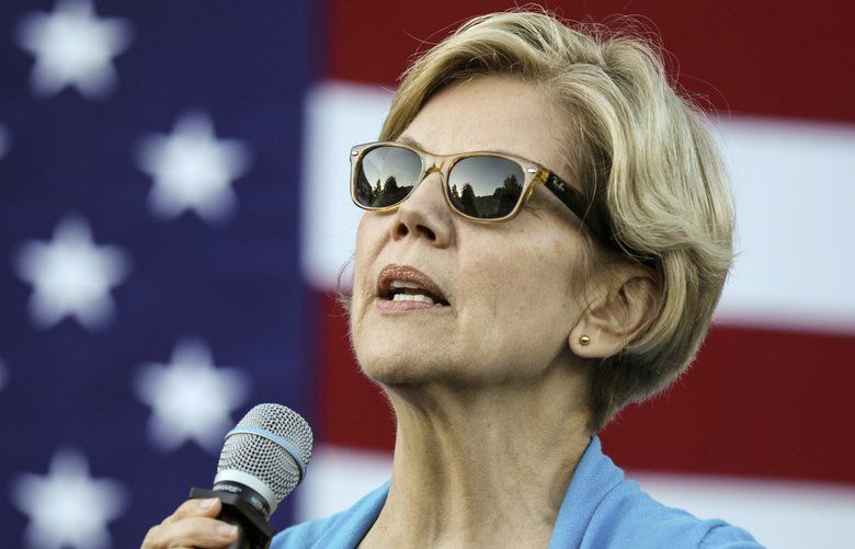 Democratic presidential candidate Sen. Elizabeth Warren, D-Mass., speaks at a campaign event Friday, Sept. 27, 2019, in Hollis, N.H. (AP Photo/Cheryl Senter) WX420 WX420