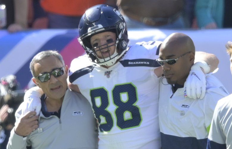 Seahawks' Dissly to challenge Browns