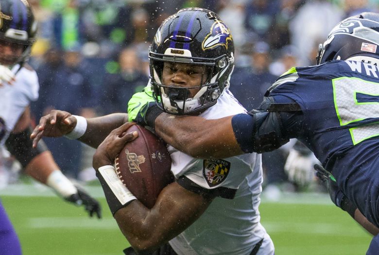 Lamar Jackson stars in the role of Russell Wilson and steals the show in  Seahawks' loss to Ravens