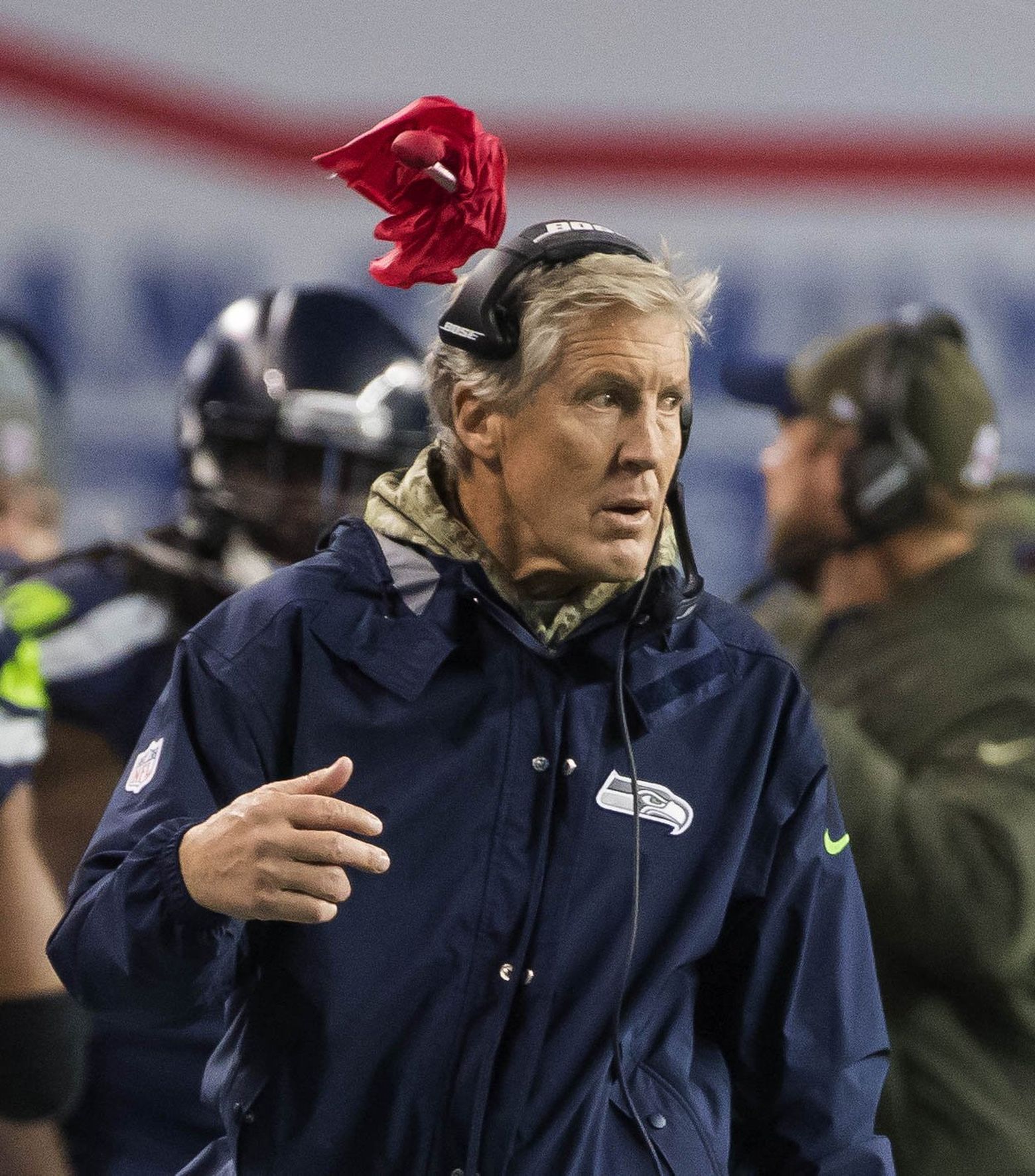 pete carroll flag