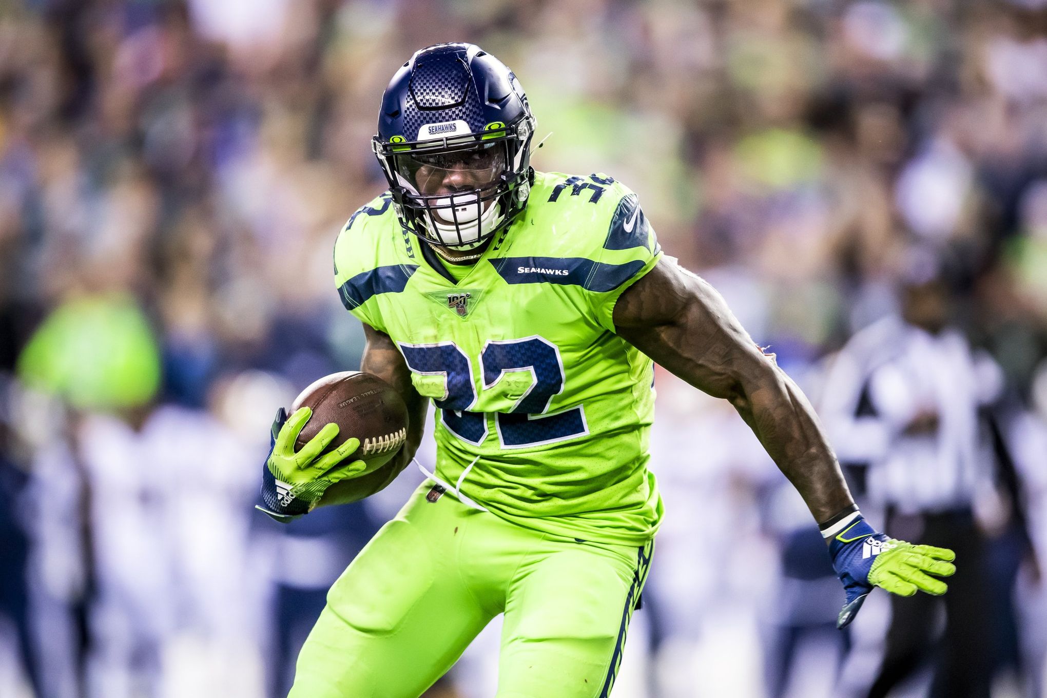 Seattle Seahawks running back Chris Carson unlikely to play in key