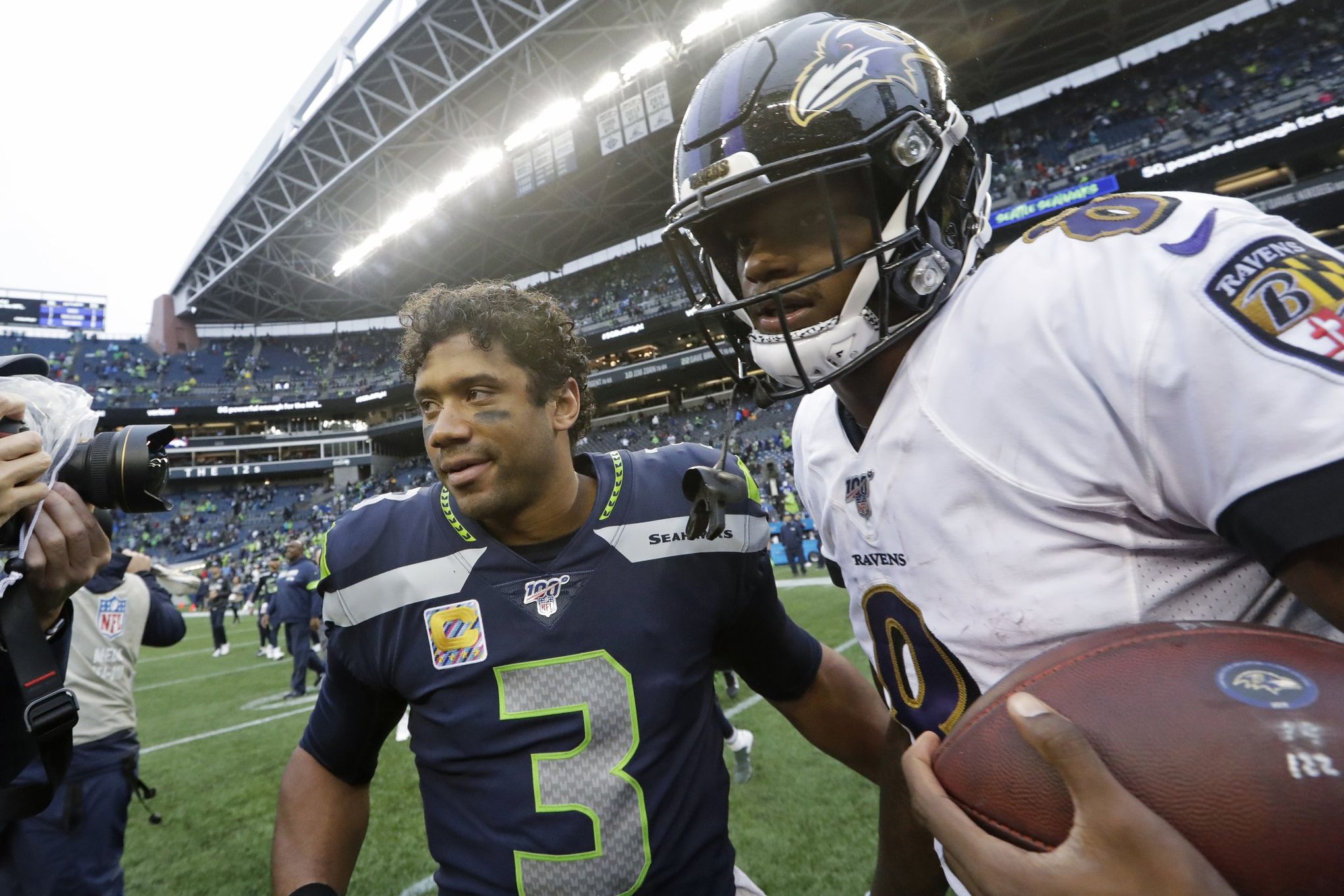 Russell Wilson who? Seahawks give former QB's No. 3 to defensive