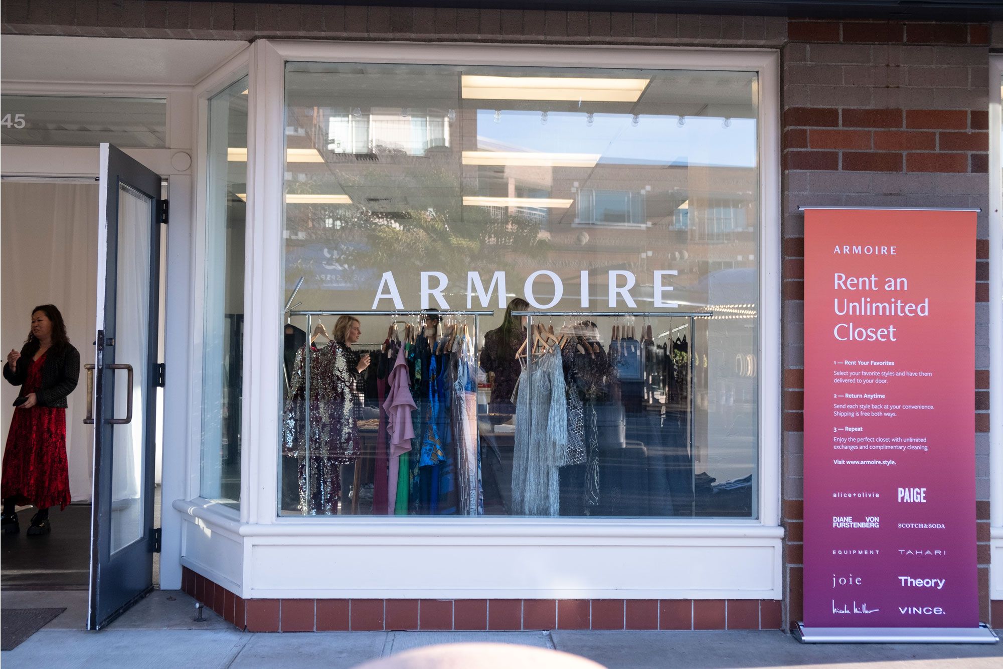 Local clothing rental business Armoire expands to the Eastside