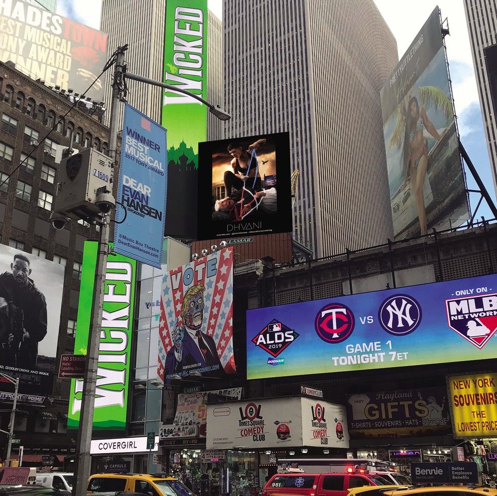 Retailer buys controversial Trump-themed billboard in Times Square