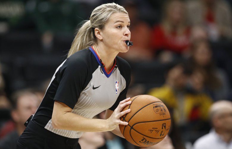 Jenna Schroeder 4th woman on NBA referee staff The Seattle Times