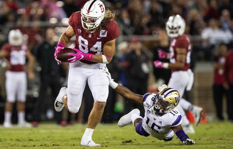 WATCH: Seahawks tight end Colby Parkinson's Stanford highlights