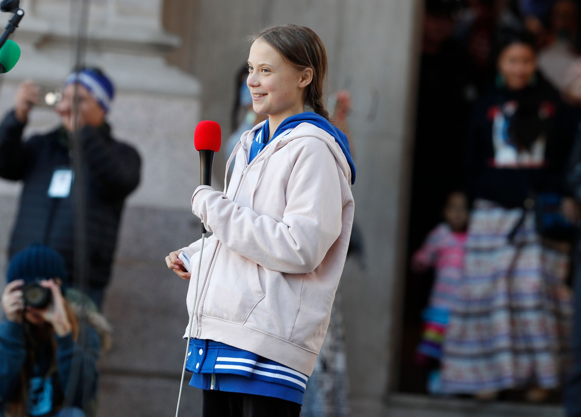 Greta Thunberg back in class after year off to fight for climate, image size:2040x1464