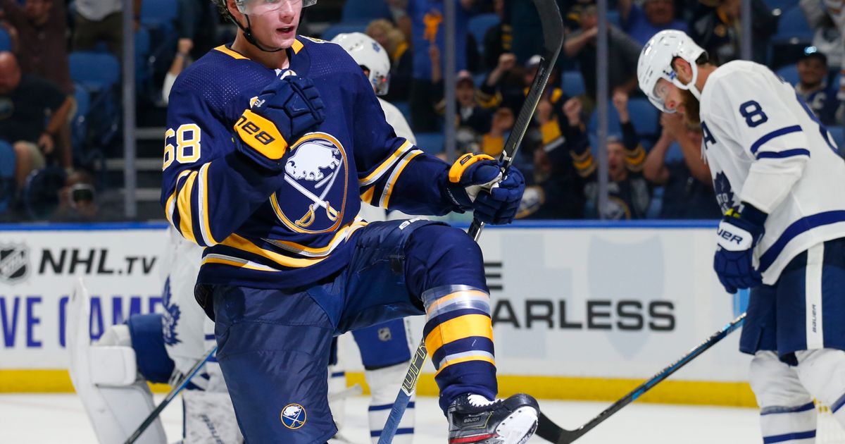 Sabres set roster by demoting Olofsson, Jokiharju to minors The