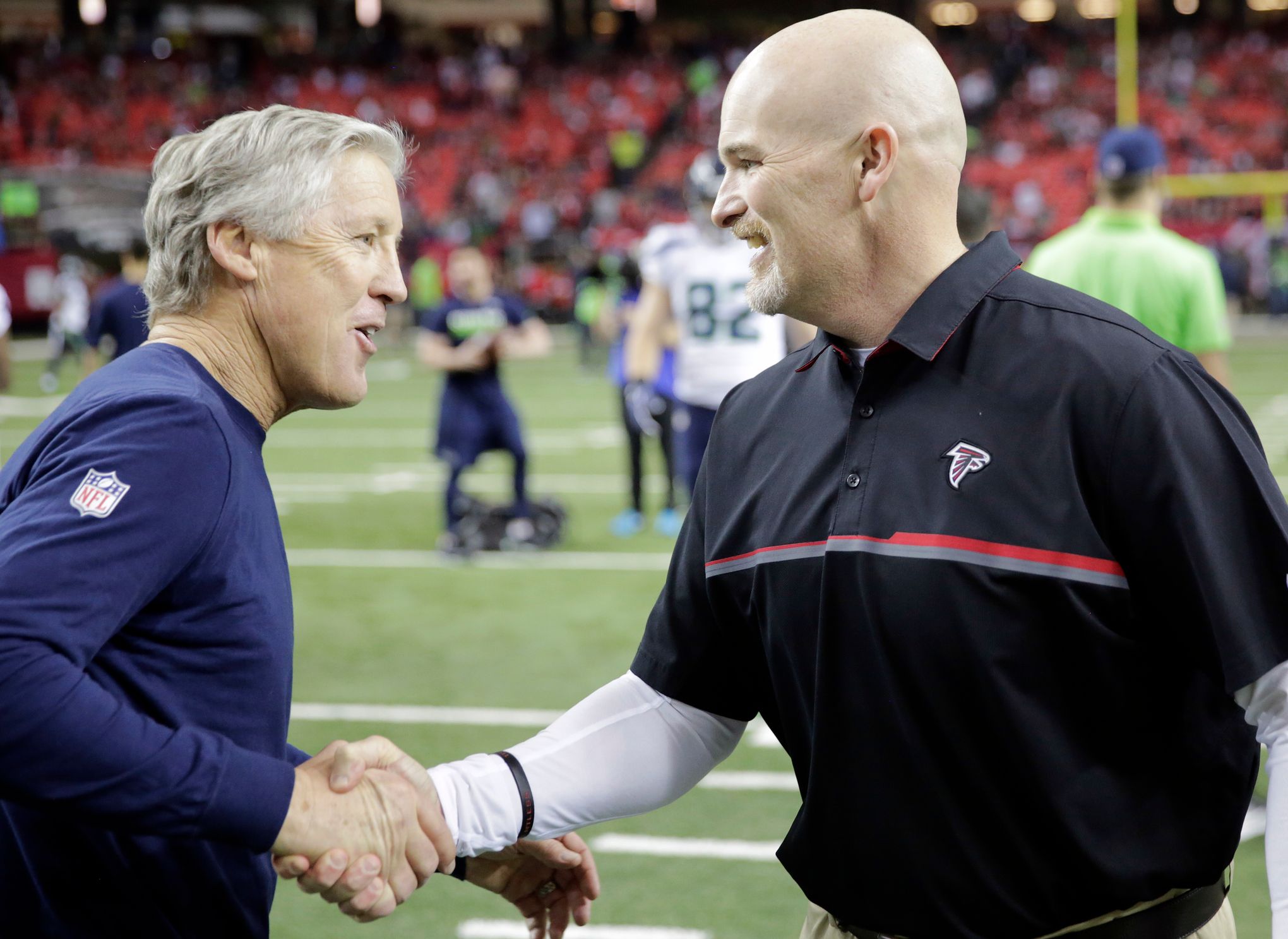 After Super Bowl heartbreaks, Pete Carroll kept Seahawks afloat while Dan Quinn let Falcons sink | The Seattle Times