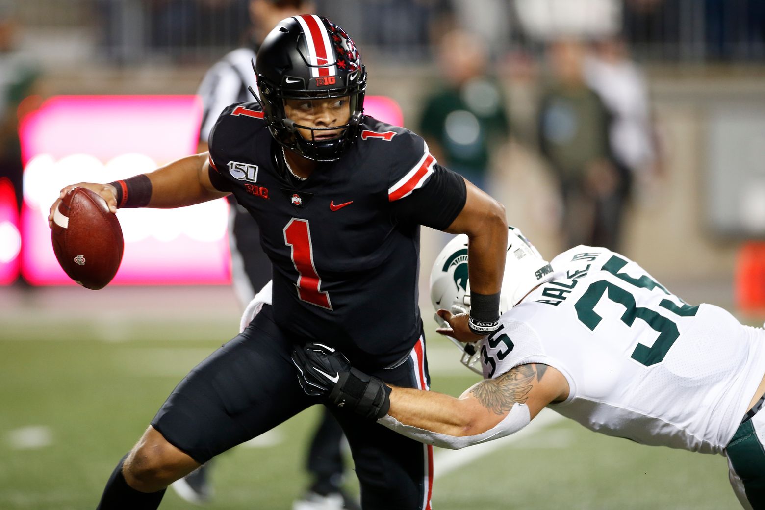 How Ohio State quarterback Justin Fields got away from Northwestern 