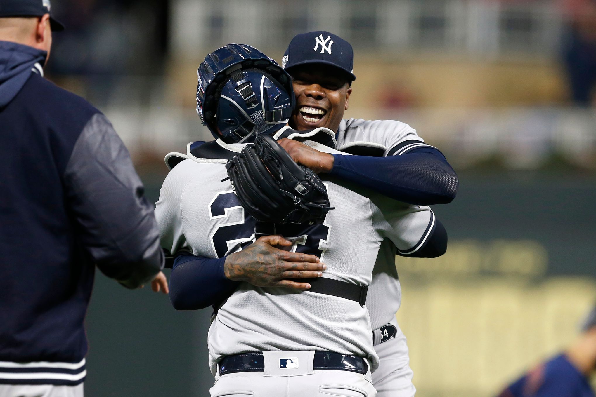 Gary Sanchez Nearly Decapitated By Minnesota Twins Teammate