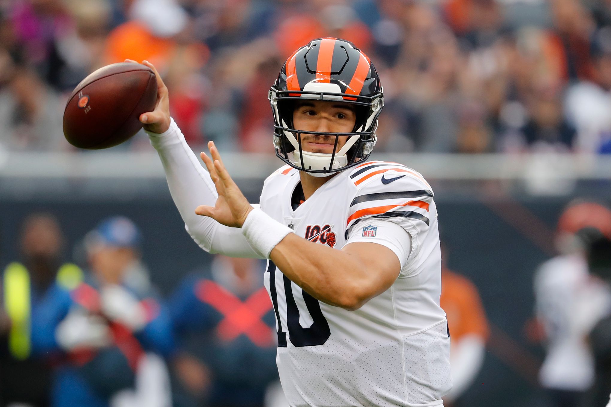 Bears QB Mitchell Trubisky out, Chase Daniel in versus Lions