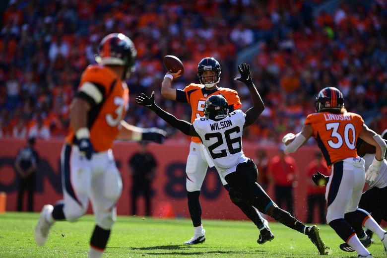 Denver Broncos debut their uniforms for Sunday's game versus Jags