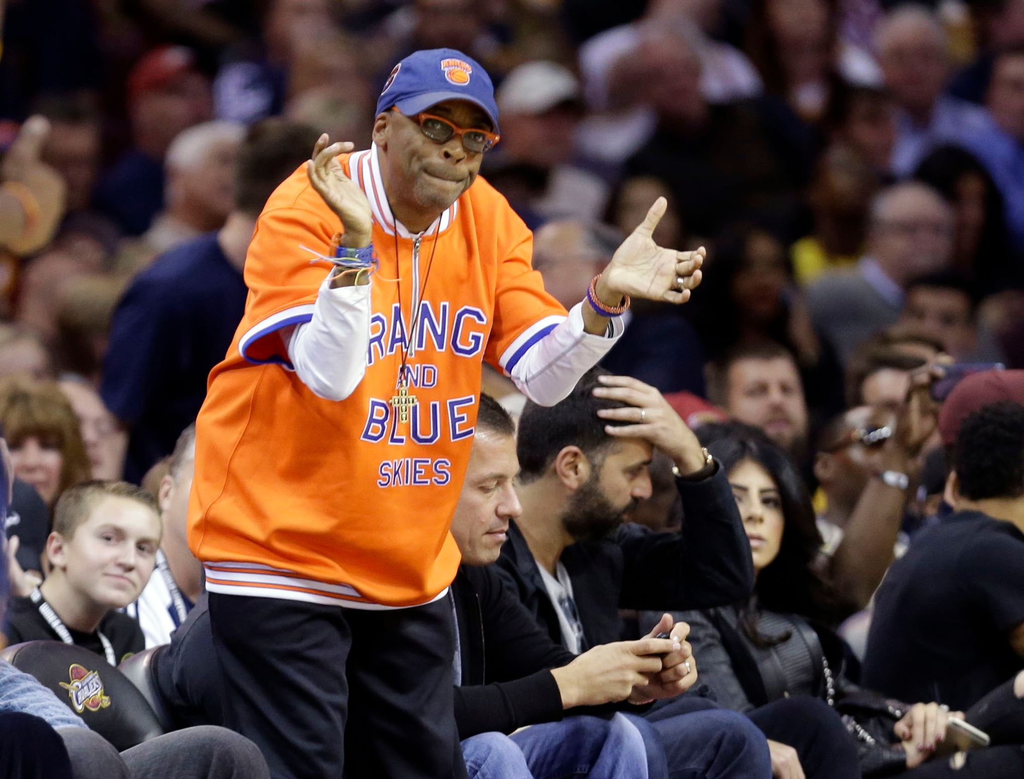 Spike Lee's 'Mars' chain, explained: Filmmaker's accessory at 2022 NBA  Finals ties to Nike's landmark anniversary