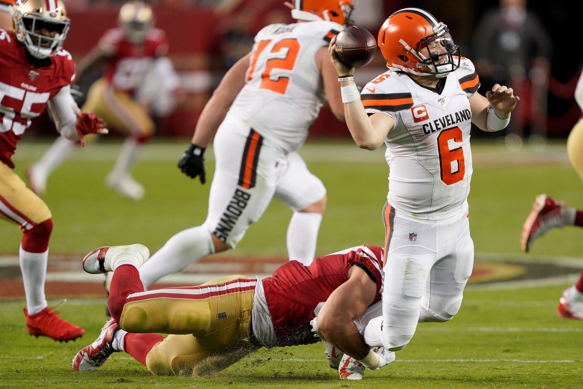 Not much goes right in Browns' 31-3 loss to 49ers