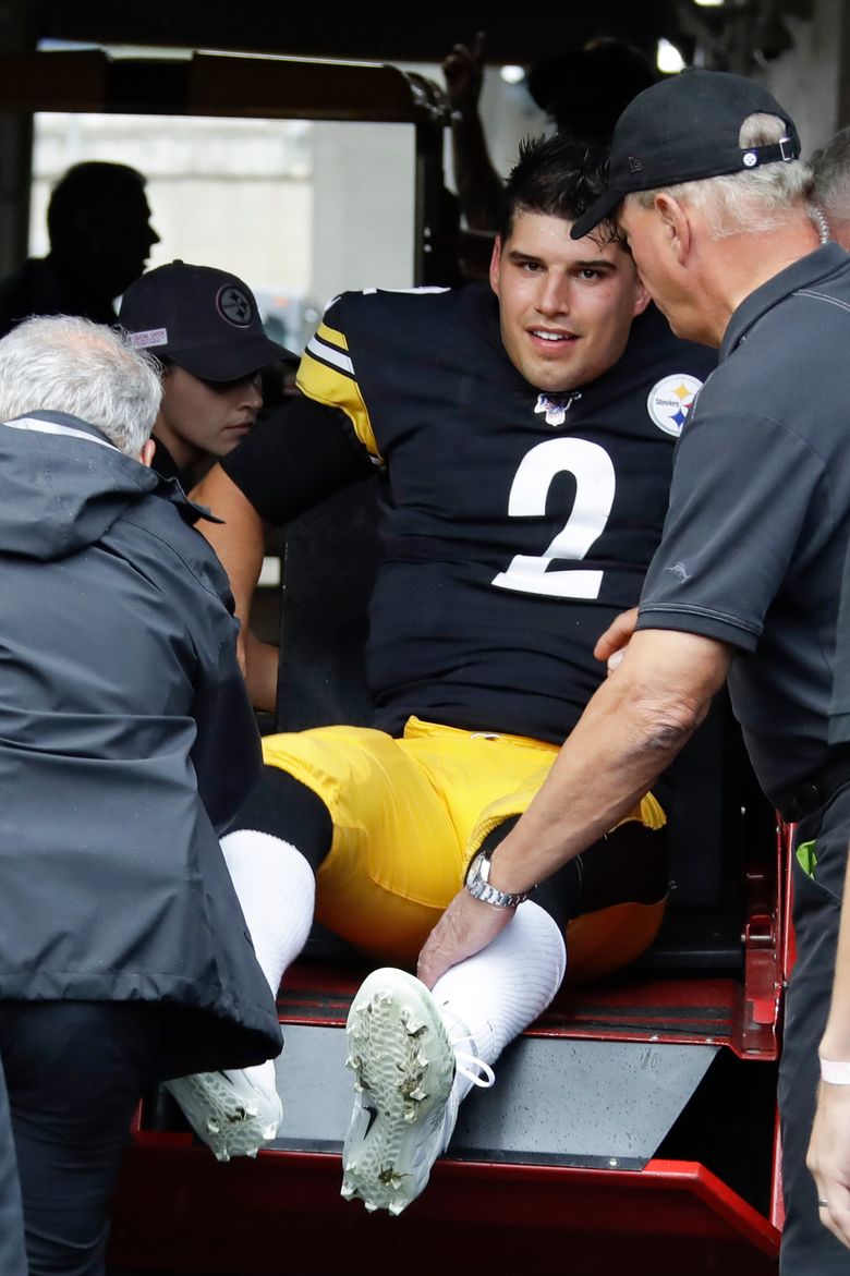 Steelers QB Mason Rudolph leaves with concussion