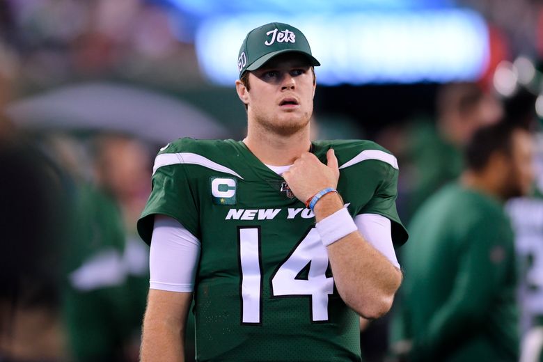 Sam Darnold quarterback, New York Jets, american football, NFL, Sam Richard  Darnold, HD wallpaper