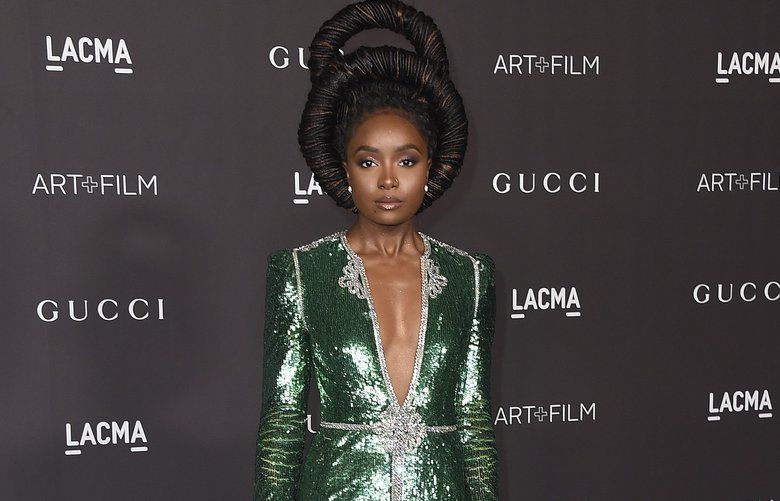 Sunday Best: At LACMA's 'Art+Film Gala,' a glamorous, dreamy green gown  steals the show | The Seattle Times