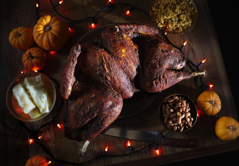 Try pavochon this month for a Puerto Rican preparation of the traditional Thanksgiving bird. Be aware: After tasting pavochon, it might become a new holiday tradition. (Ellen M. Banner / The Seattle Times)