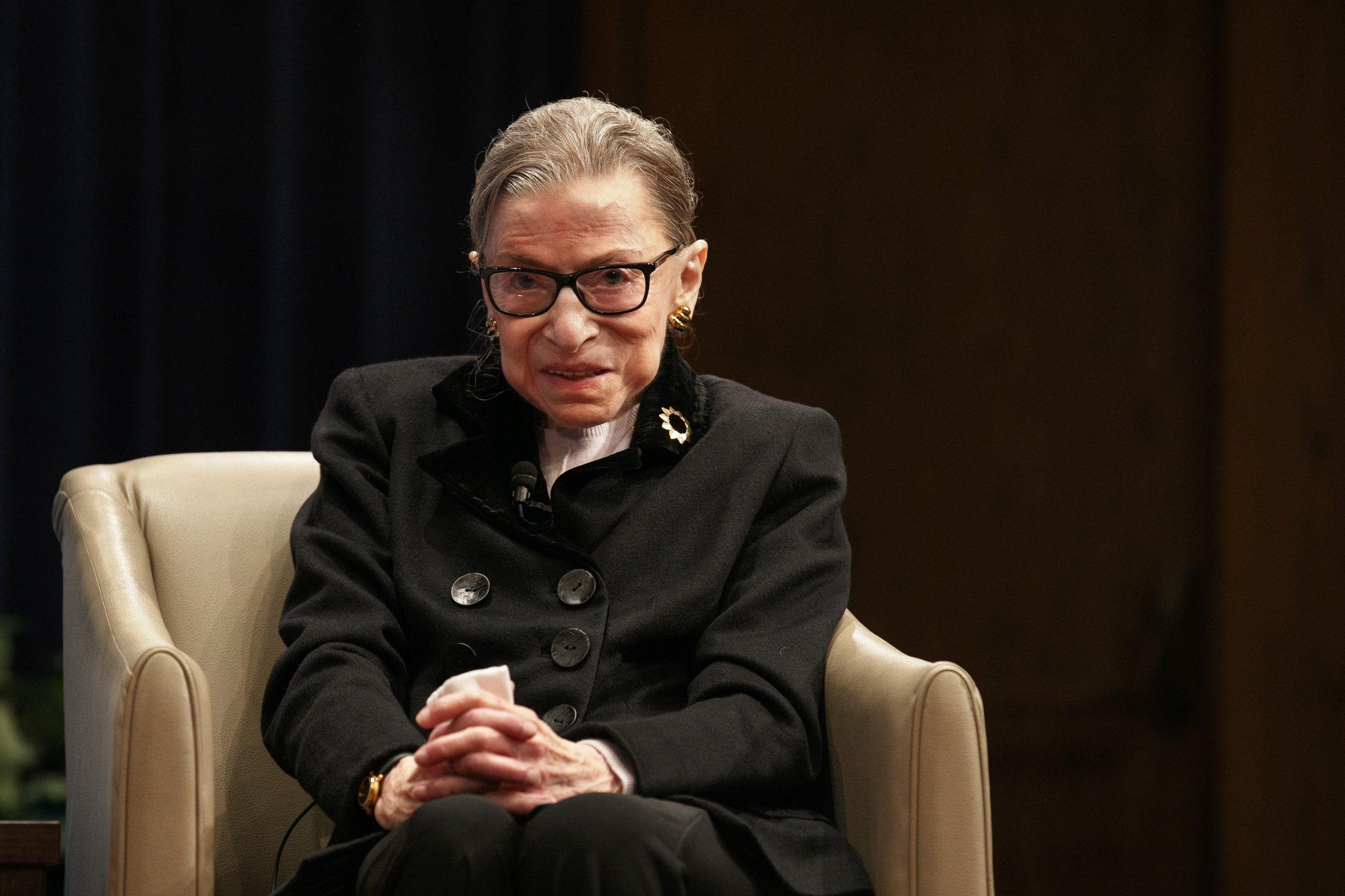 Justice Ginsburg misses Supreme Court arguments with stomach bug The Seattle Times