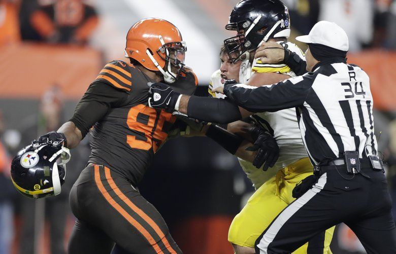 Cleveland Browns' Myles Garrett suspended for rest of season for