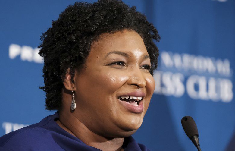 Stacey Abrams focuses on voting rights and keeps her name in the mix as ...