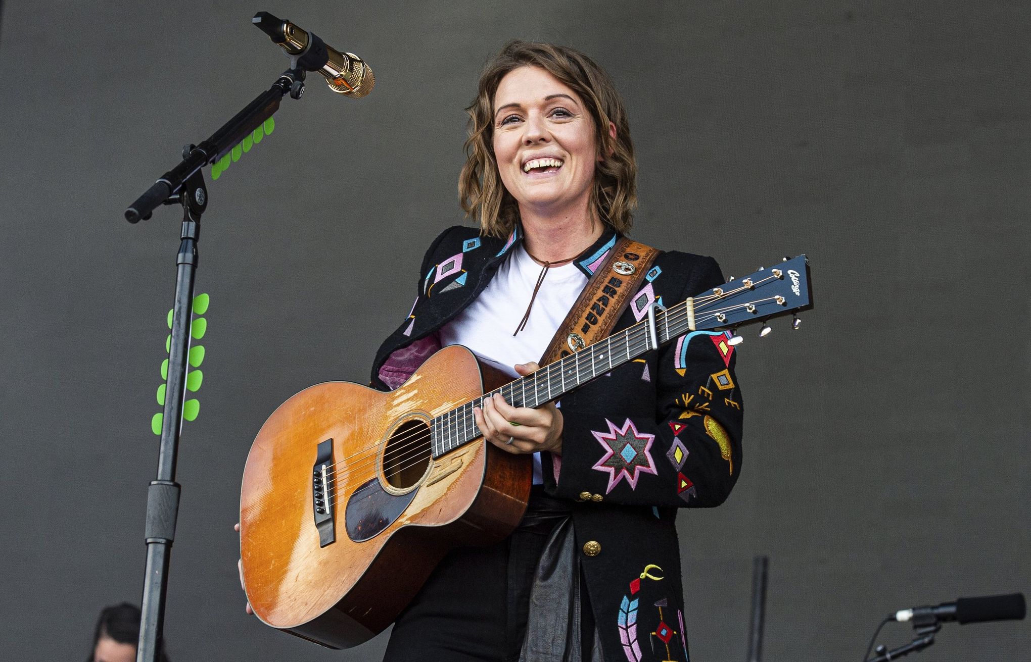 I'm so happy for Brandi Carlile as a musical guest, next week. In