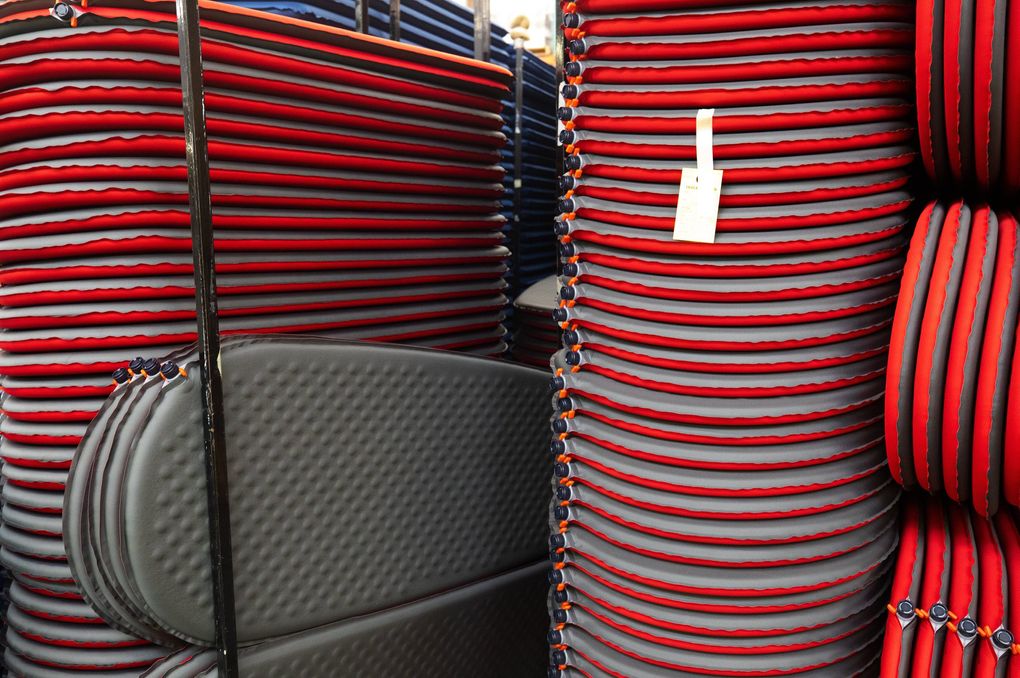 Therm-a-Rest sleeping pads are made at Cascade Designs in South Seattle. (Ellen M. Banner / The Seattle Times)