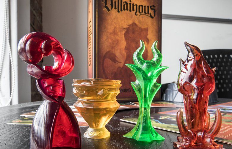 Ravensburger’s Disney Villainous caused “stampedes” of frenzied gamers this year at Gen Con and went on to sell 500,000 copies. (Steve Ringman / The Seattle Times)