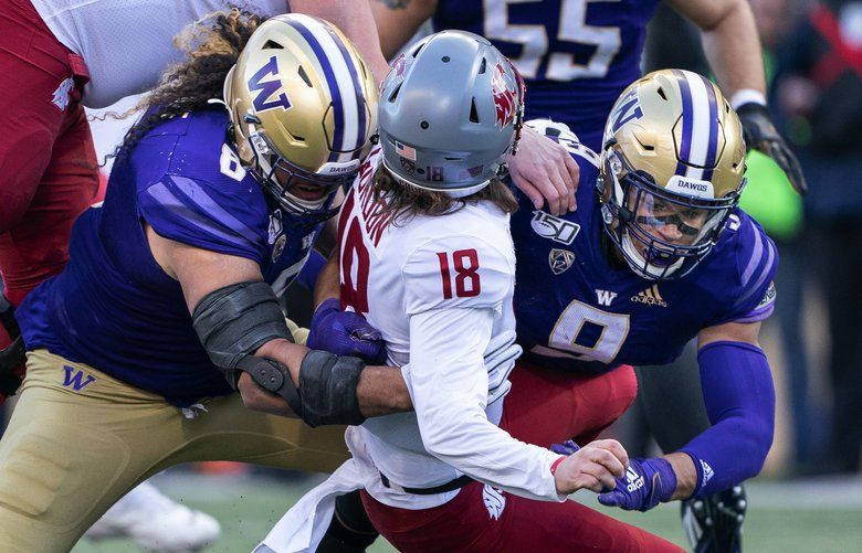 Huskies Sweep Boeing Apple Cup Series With 14-3 Rout of WSU - University of  Washington Athletics