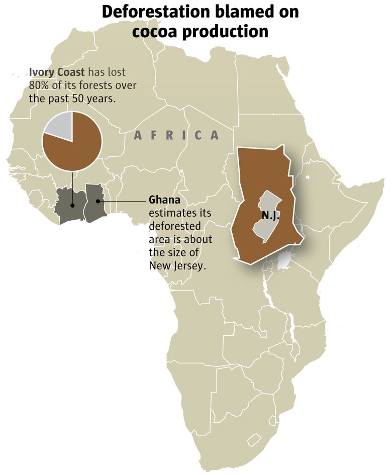Mars Inc. vowed to stop deforestation in West Africa. It failed