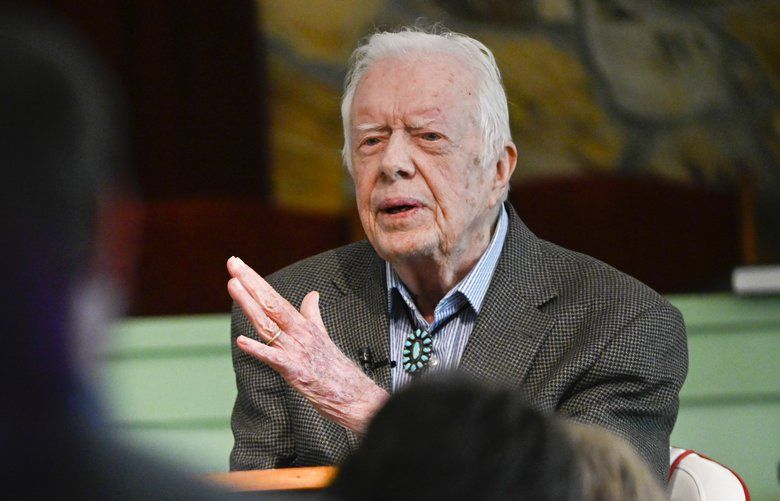 Jimmy Carter hospitalized to relieve pressure on his brain due to ...