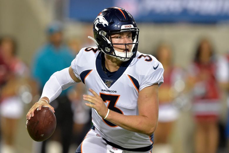 Drew Lock brings swag if not stats to Denver Broncos