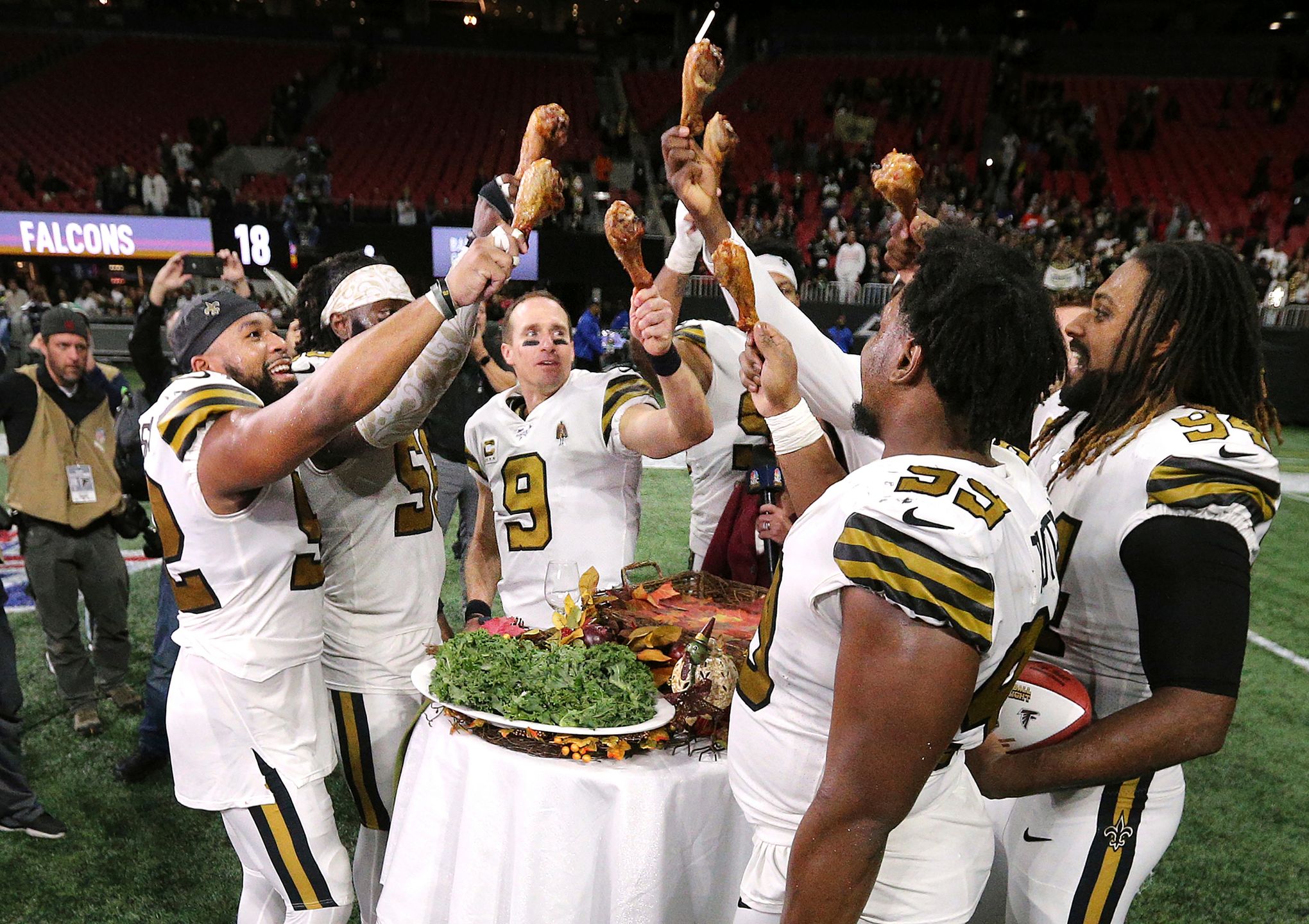 NFC South Champs!  4th-straight NFC South title for the Saints