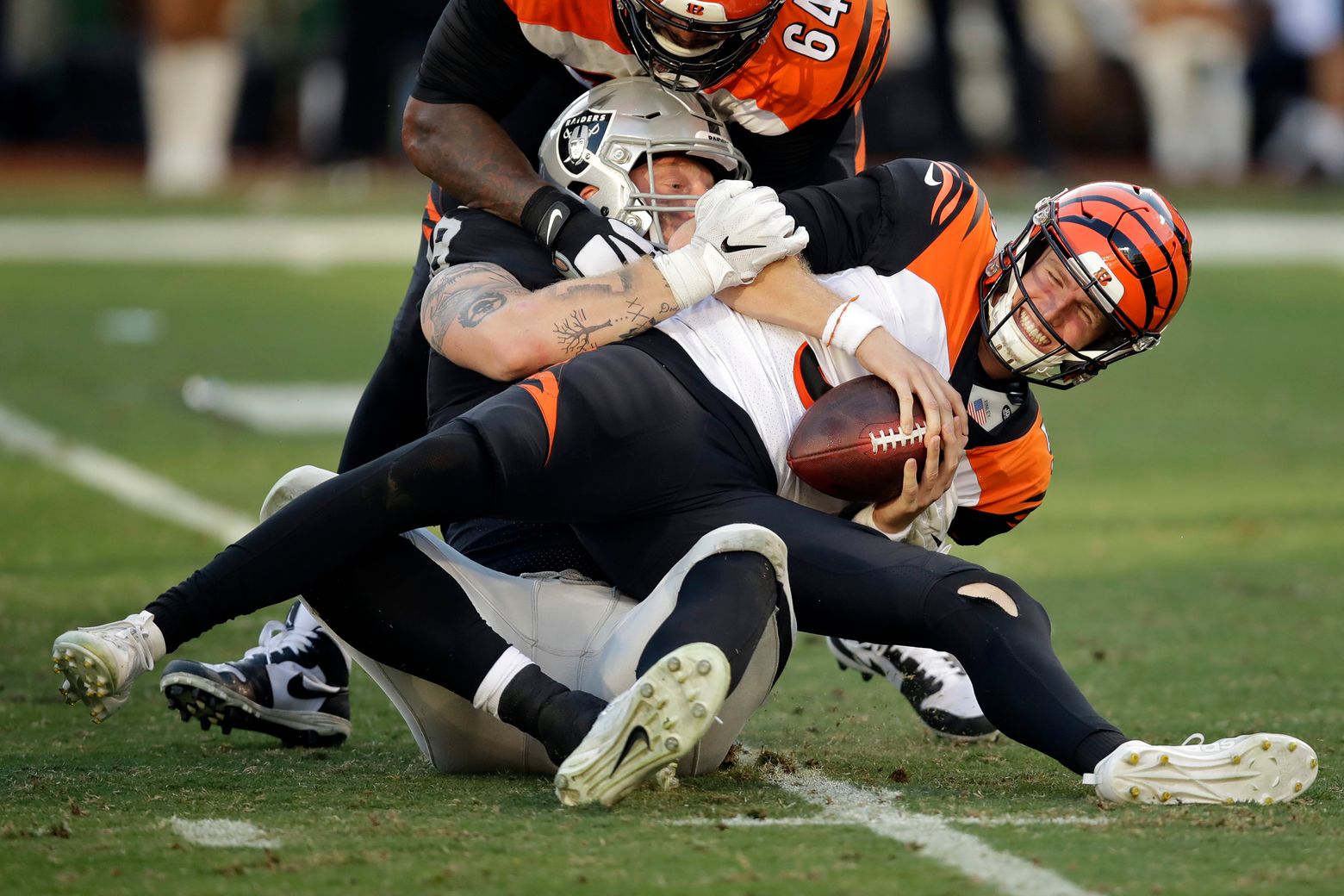 'Hard Knocks' Star Maxx Crosby Collects 4 Sacks vs. Bengals