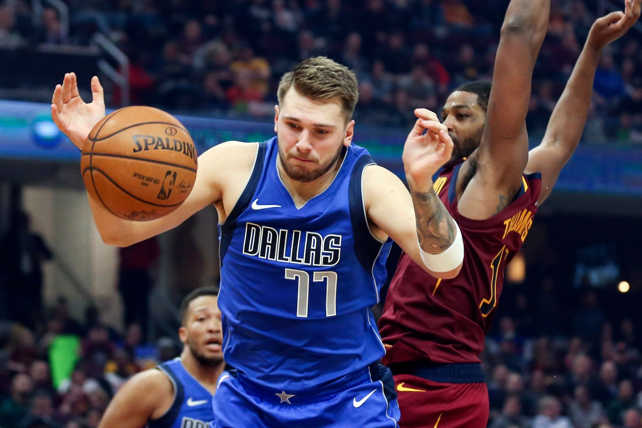 Dallas Mavericks guard Boban Marjanovic (51) poses during NBA