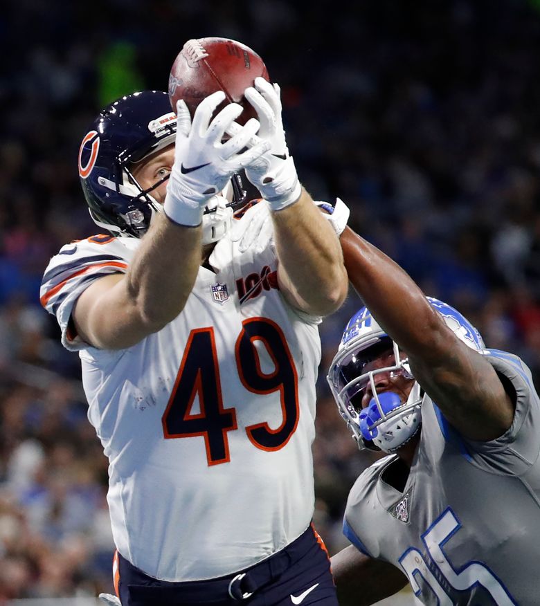 Trubisky's 3rd TD Pass Lifts Bears to 24-20 Win Over Lions, Chicago News