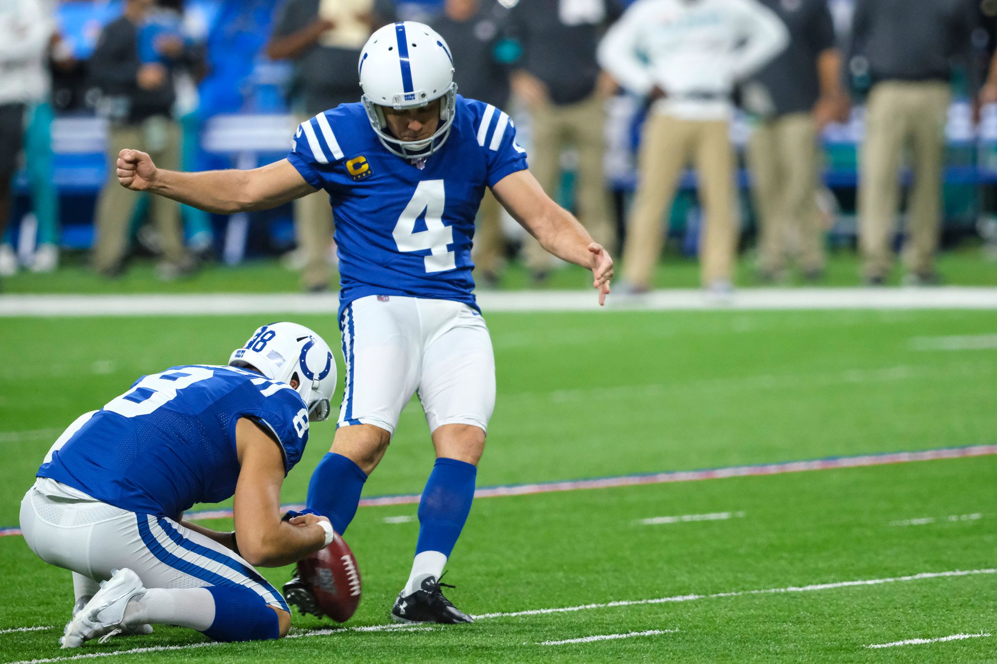 Jordan Wilkins finds the end zone. - Indianapolis Colts