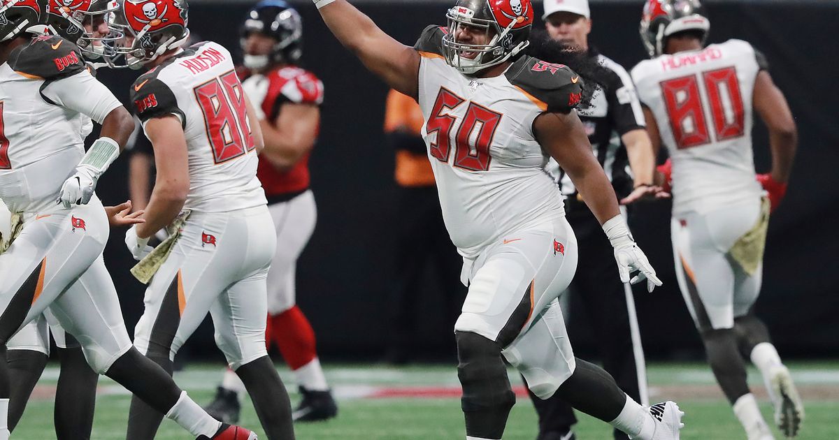 Big guy, big catch: Vea TD leads Bucs past Falcons 35-22 – KGET 17