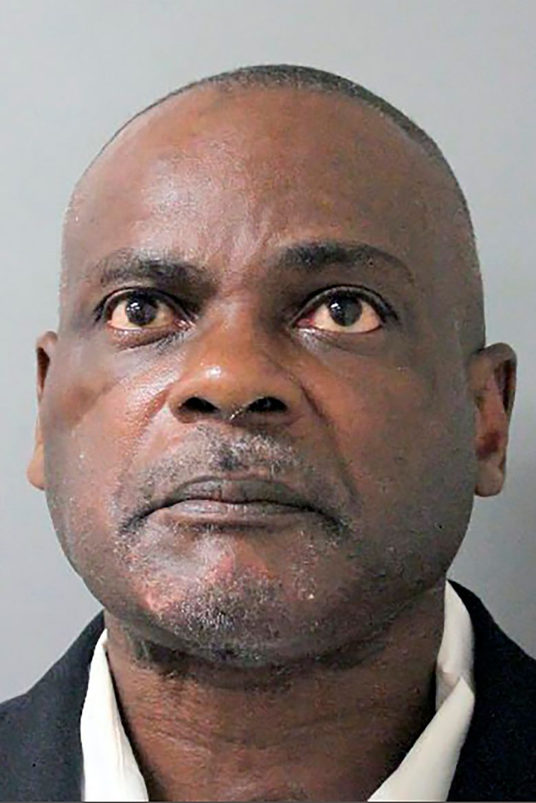FILE – This undated file photo provided by the Houston Police Department shows Gerald Goines in Houston. A judge has denied bond for Goines, the former Houston police officer charged with murder in a January drug raid that killed a couple in their home and left five officers wounded. U.S. Magistrate Judge Christina Bryan on Tuesday, Nov. 26, 2019 ordered the 55-year-old former narcotics officer to remain in federal custody. (Houston Police Department via AP, File)