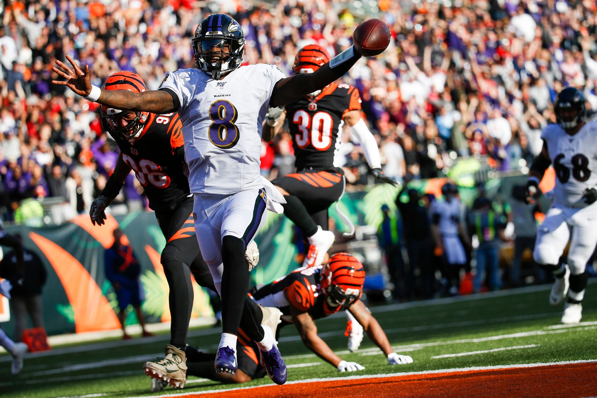 Bengals coach: Baltimore Ravens' Lamar Jackson makes 'spectacular plays' in  and out of the pocket 