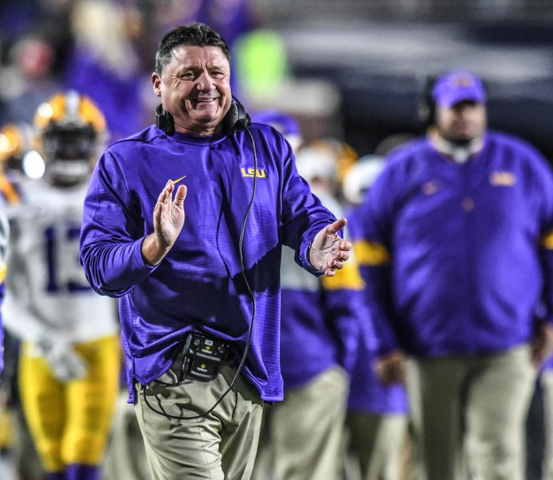 AP names Orgeron nation's top coach