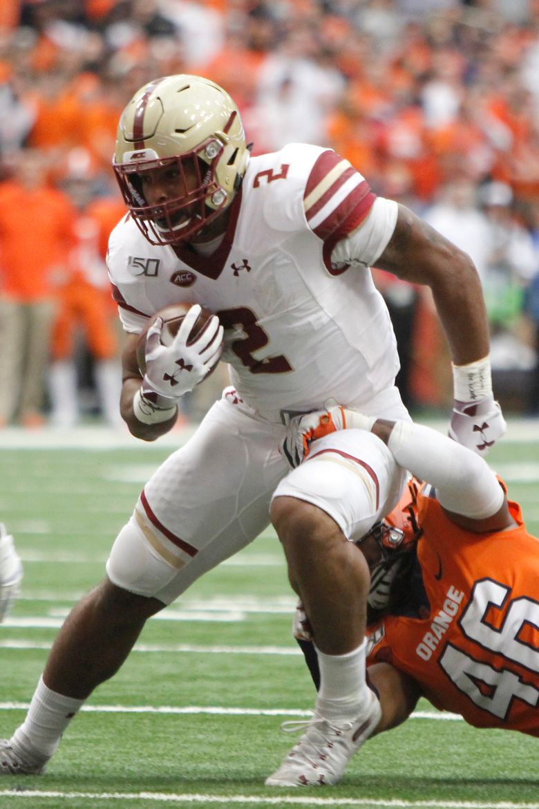 A.J. Dillon, Boston College run over Syracuse – Boston Herald