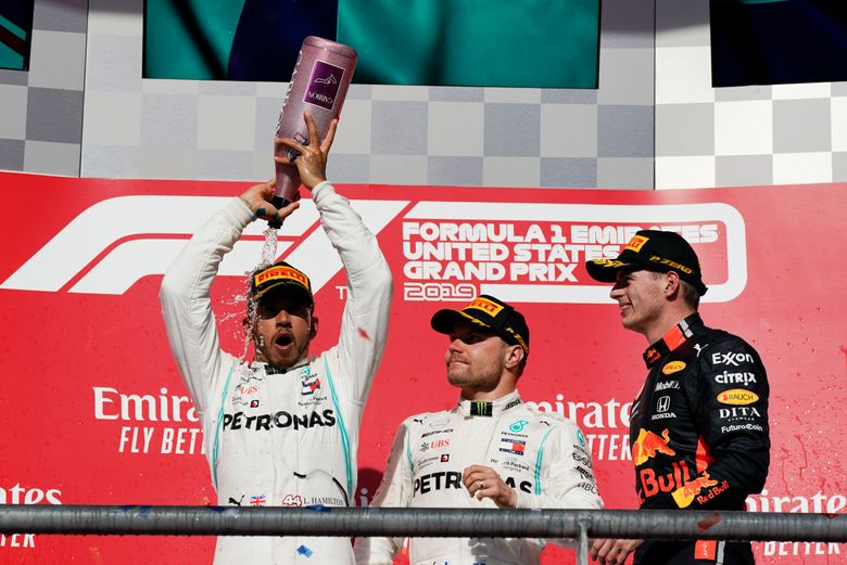 Hamilton clinches sixth title as Bottas wins the 2019 F1 United States  Grand Prix — race results