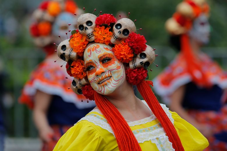 Skulls, masks and dancers as Mexico fetes Day of the Dead