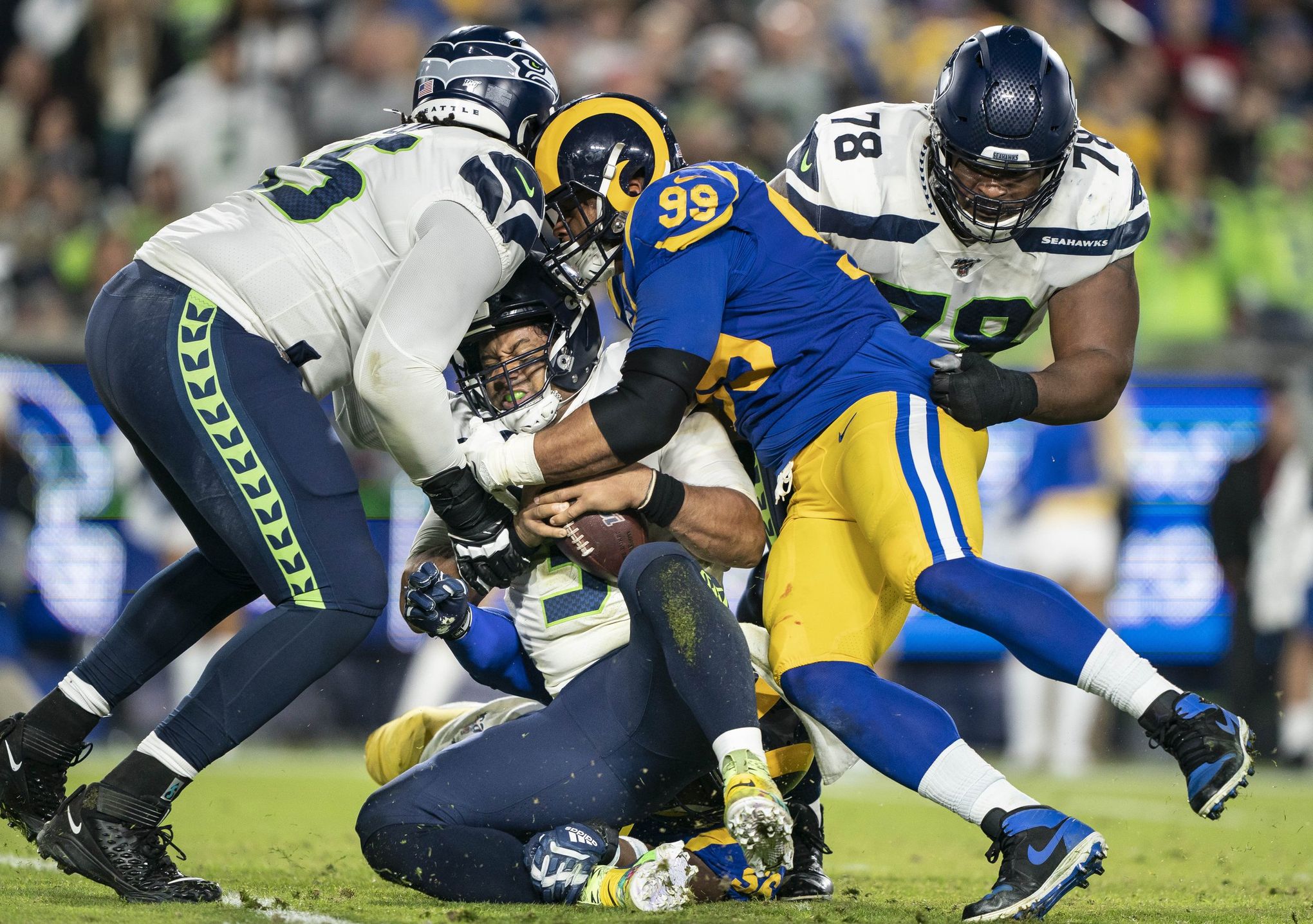 Loss to Seahawks reminds Rams NFC West race will be tough - Los Angeles  Times