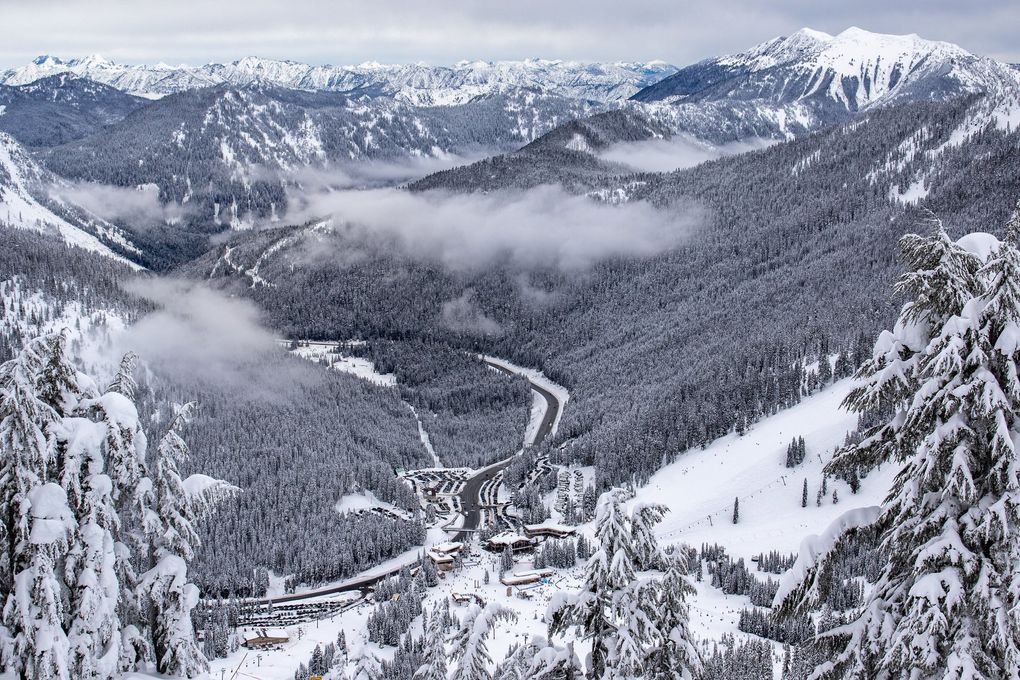 Stevens Pass has cleaned up a bit under new owners Vail Resorts, but it still offers incredible slopes and views. (Courtesy of Vail Resorts)