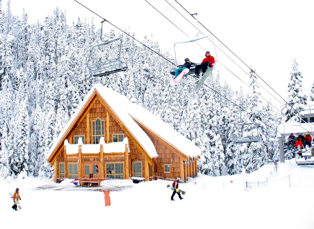 Raven Hut, located at “mid-mountain” of the Mount Baker Ski Area, is a great place for skiers and snowboarders to kick off their boots and relax. (Courtesy of Mount Baker Ski Area)
