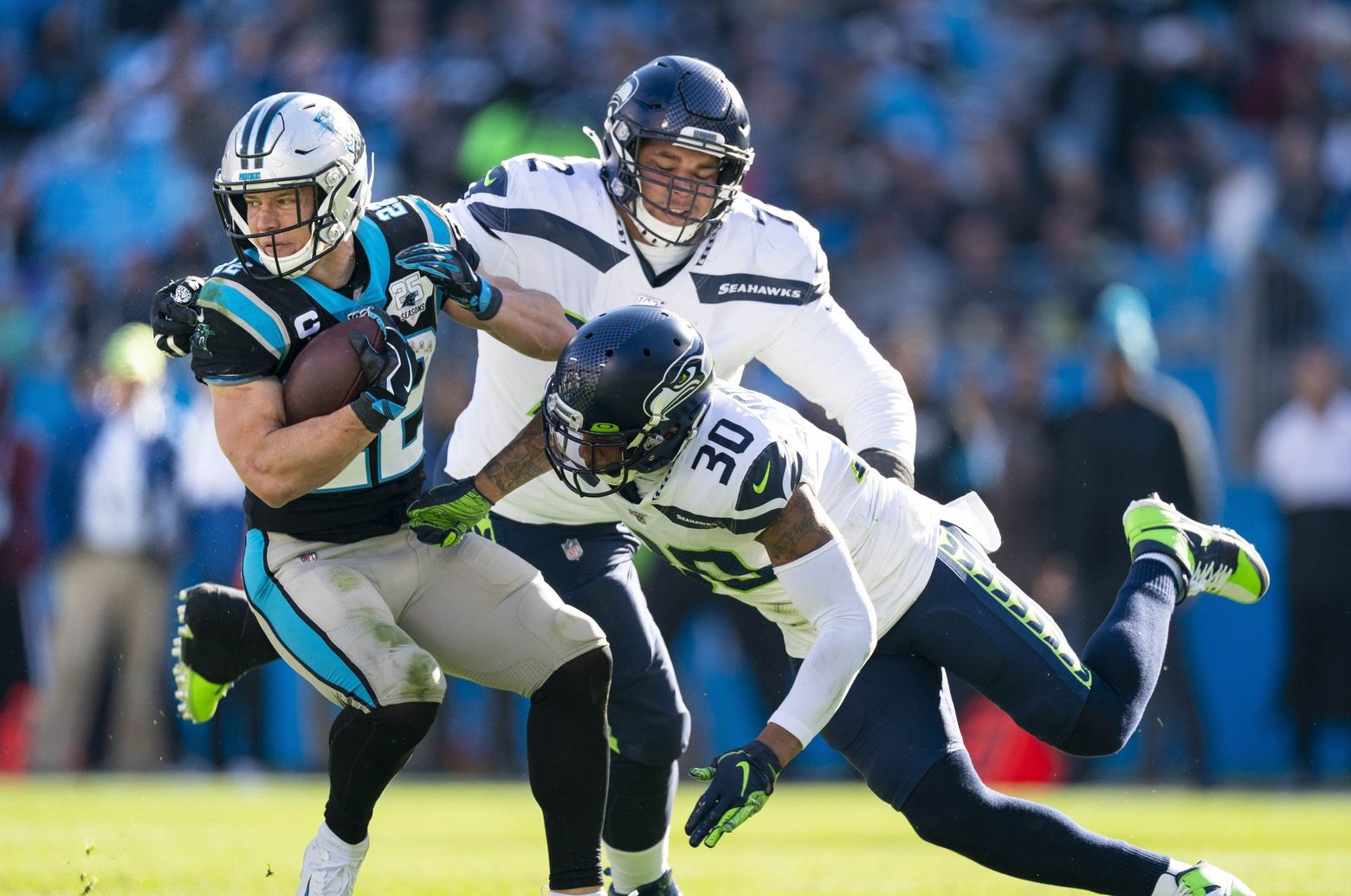 Seahawks Saturday Night: Al Woods Mic'd Up vs. Texans  The mic was on Al  Woods, but the audio was mostly his teammates hyping him up. 